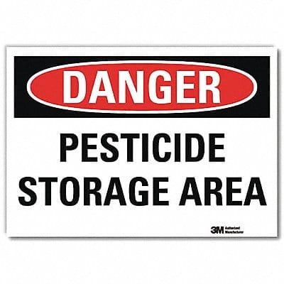 Danger Sign 7inx10in Reflective Sheeting