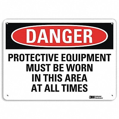 Safety Sign 10 x7 Aluminum
