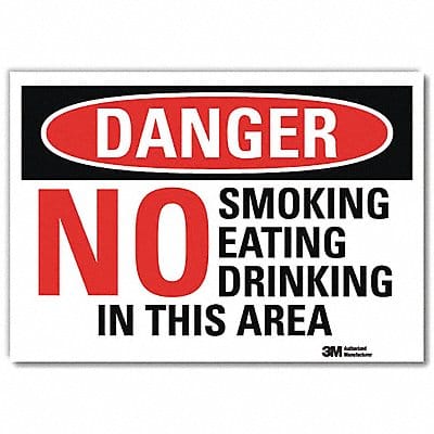Danger Sign 7inx10in Reflective Sheeting
