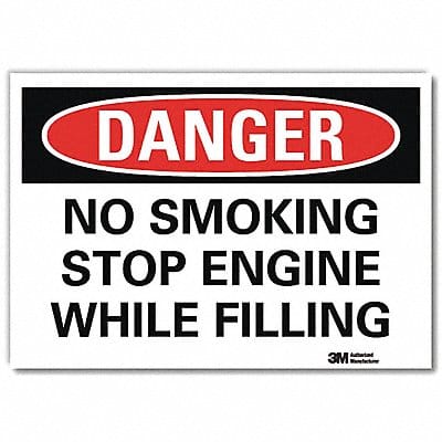 Danger Sign 10inx14in Reflctv Sheeting