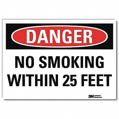 Danger Sign 5inx7in Reflective Sheeting