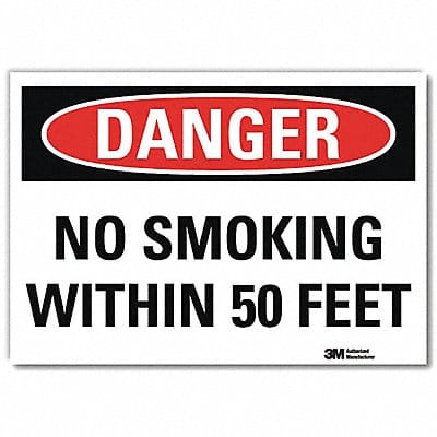 Danger Sign 5inx7in Reflective Sheeting