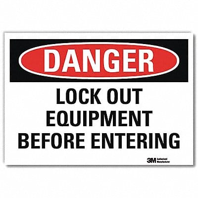 Danger Sign 7inx10in Reflective Sheeting