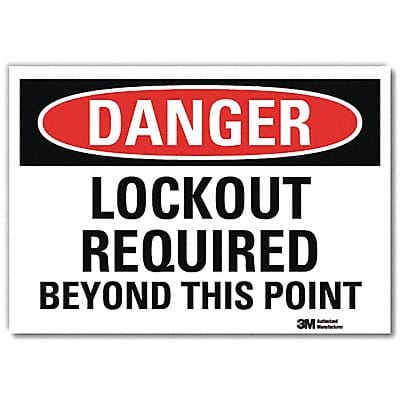 Danger Sign 10inx14in Reflctv Sheeting