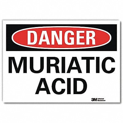 Danger Sign 7inx10in Reflective Sheeting