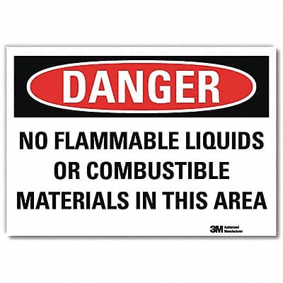 Danger Sign 10inx14in Reflctv Sheeting
