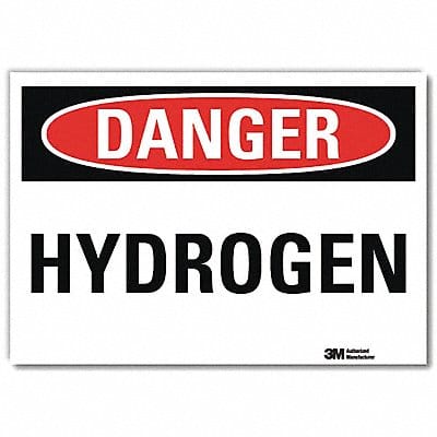 Danger Sign 5 in x 7 in Rflct Sheeting