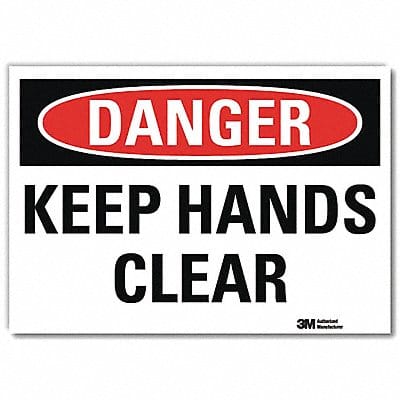 Danger Sign 5inx7in Reflective Sheeting