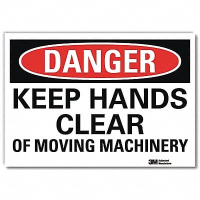 Danger Sign 5inx7in Reflective Sheeting