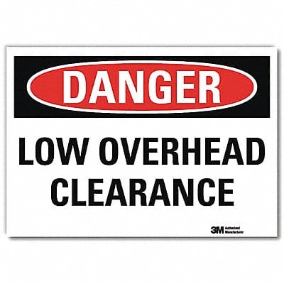 Danger Sign 5inx7in Reflective Sheeting