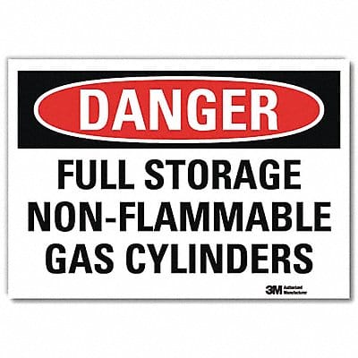 Danger Sign 7inx10in Reflective Sheeting