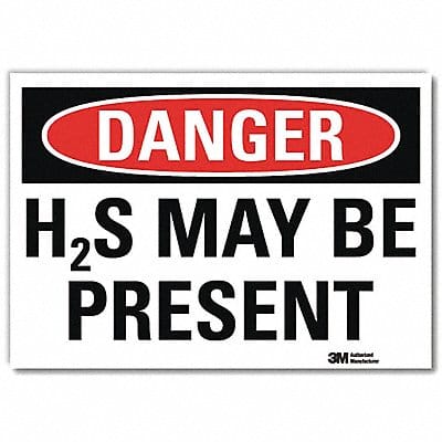 Danger Sign 5inx7in Reflective Sheeting