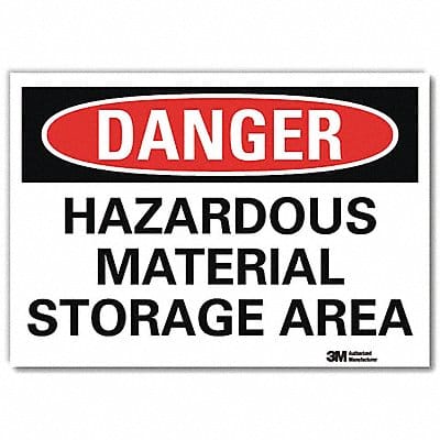 Danger Sign 10inx14in Reflctv Sheeting