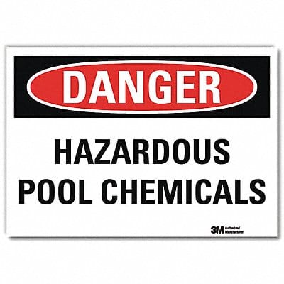 Danger Sign 7inx10in Reflective Sheeting