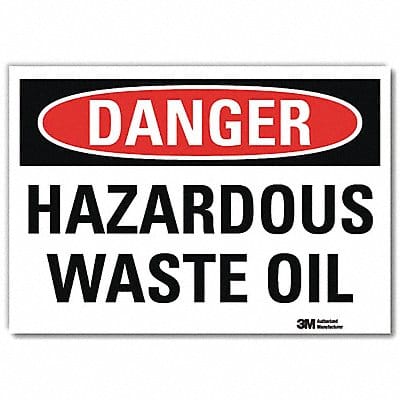 Danger Sign 5inx7in Reflective Sheeting