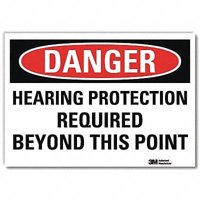 Danger Sign 5inx7in Reflective Sheeting