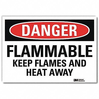 Danger Sign 10inx14in Reflctv Sheeting