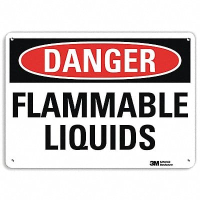Danger Sign 10 in x 14 in Aluminum