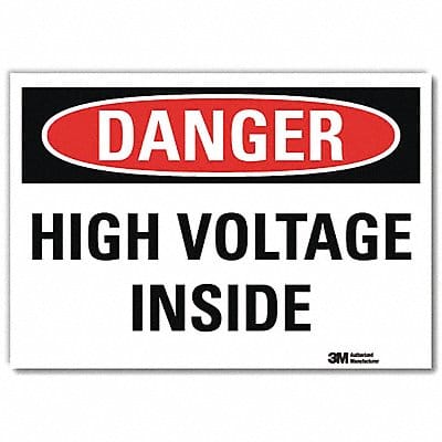 Danger Sign 5inx7in Reflective Sheeting