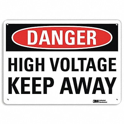 Danger Sign 7 in x 14 in Aluminum Danger Sign 7 in x 14 in Aluminum