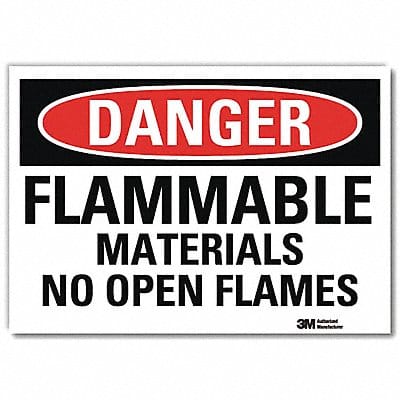 Danger Sign 7inx10in Reflective Sheeting