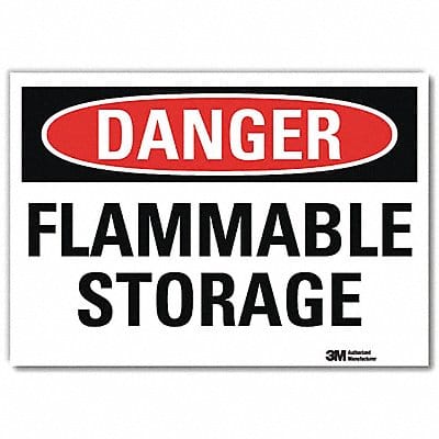 Danger Sign 10inx14in Reflctv Sheeting