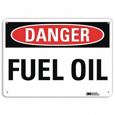 Danger Sign 10 in x 14 in Aluminum