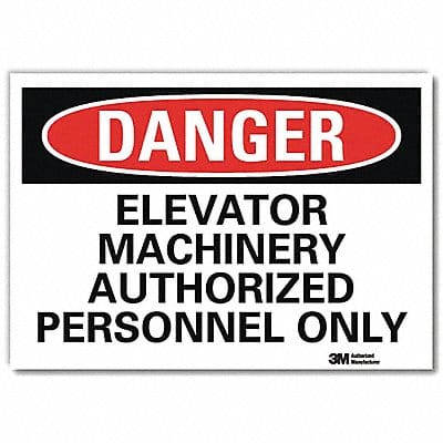 Danger Sign 7inx10in Reflective Sheeting
