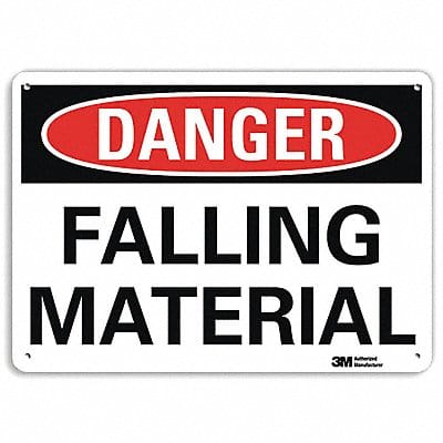 Danger Sign 7 in x 10 in Aluminum
