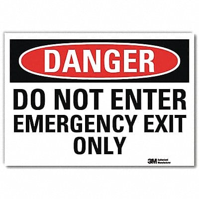Danger Sign 7inx10in Reflective Sheeting