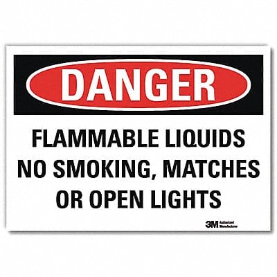 Danger Sign 10inx14in Reflctv Sheeting