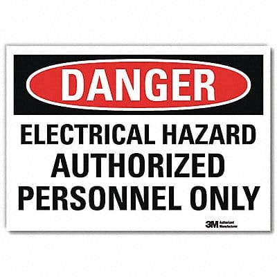 Danger Sign 7inx10in Reflective Sheeting