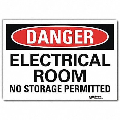 Danger Sign 7inx10in Reflective Sheeting