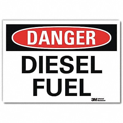 Danger Sign 7inx10in Reflective Sheeting