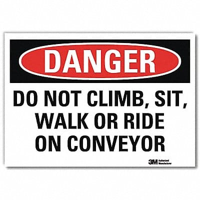 Danger Sign 5inx7in Reflective Sheeting