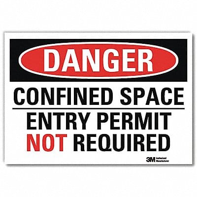 Danger Sign 10inx14in Reflctv Sheeting