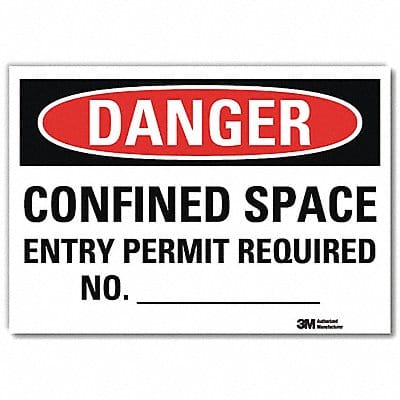 Danger Sign 10inx14in Reflctv Sheeting