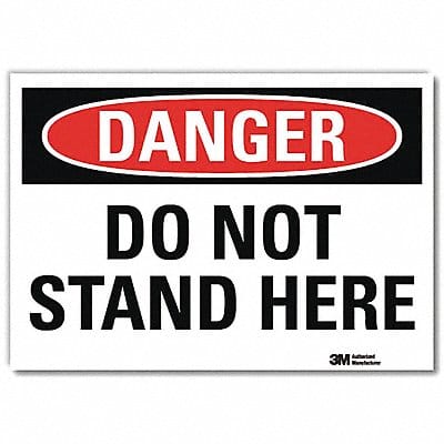 Danger Sign 7inx10in Reflective Sheeting