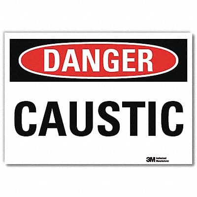 Danger Sign 5inx7in Reflective Sheeting