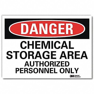 Danger Sign 5inx7in Reflective Sheeting