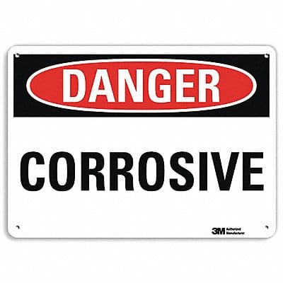 Danger Sign 10 in x 14 in Aluminum