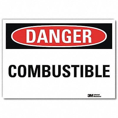 Danger Sign 7inx10in Reflective Sheeting