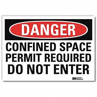 Danger Sign 5inx7in Reflective Sheeting