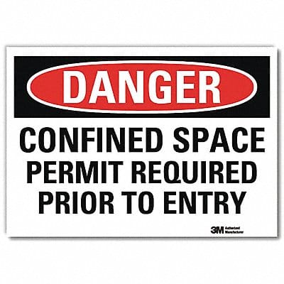 Danger Sign 7inx10in Reflective Sheeting