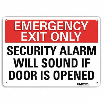 Danger Sign 7 in x 14 in Aluminum