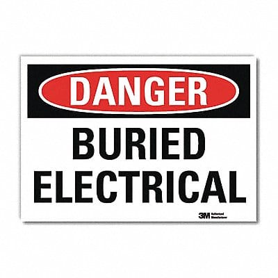 Danger Sign 10 in x 14 in Rflct Sheeting Danger Sign 10 in x 14 in Rflct Sheeting