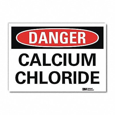 Danger Sign 7 in x 10 in Rflct Sheeting