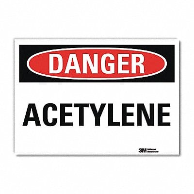 Danger Sign 7inx10in Reflective Sheeting