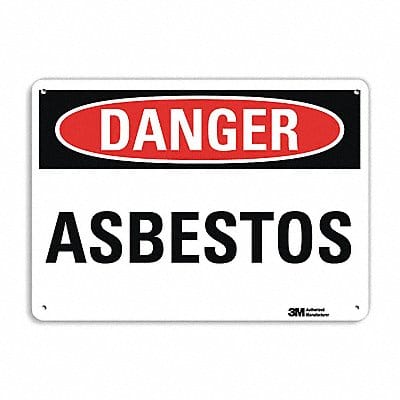 Danger Sign 10 in x 14 in Aluminum