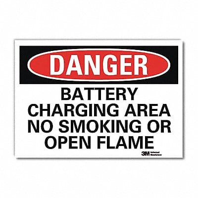 Danger Sign 10inx14in Reflctv Sheeting